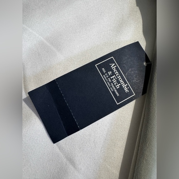 NWT Abercrombie & Fitch green slit midi wedding guest Dress - Picture 2 of 6